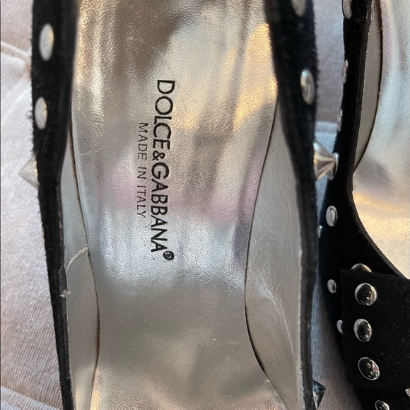 Vintage Dolce & Gabbana suede heels - Picture 2 of 7